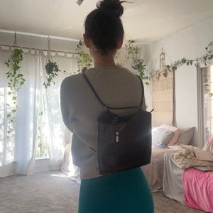 Vintage Florence Italian purse backpack